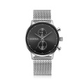 Stainless steel belt ultra-thin dial quartz watch waterproof casual simple men's watch